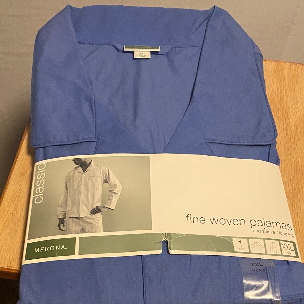 Merona Classic Blue Pajama Set nwt